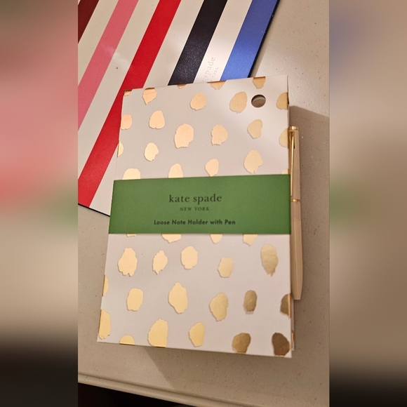 Kate Spade Gold And White Stationary Set - Picture 7 of 9